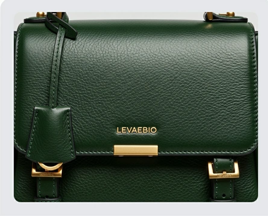 Luxury Handbag Example with Levaebio Logo