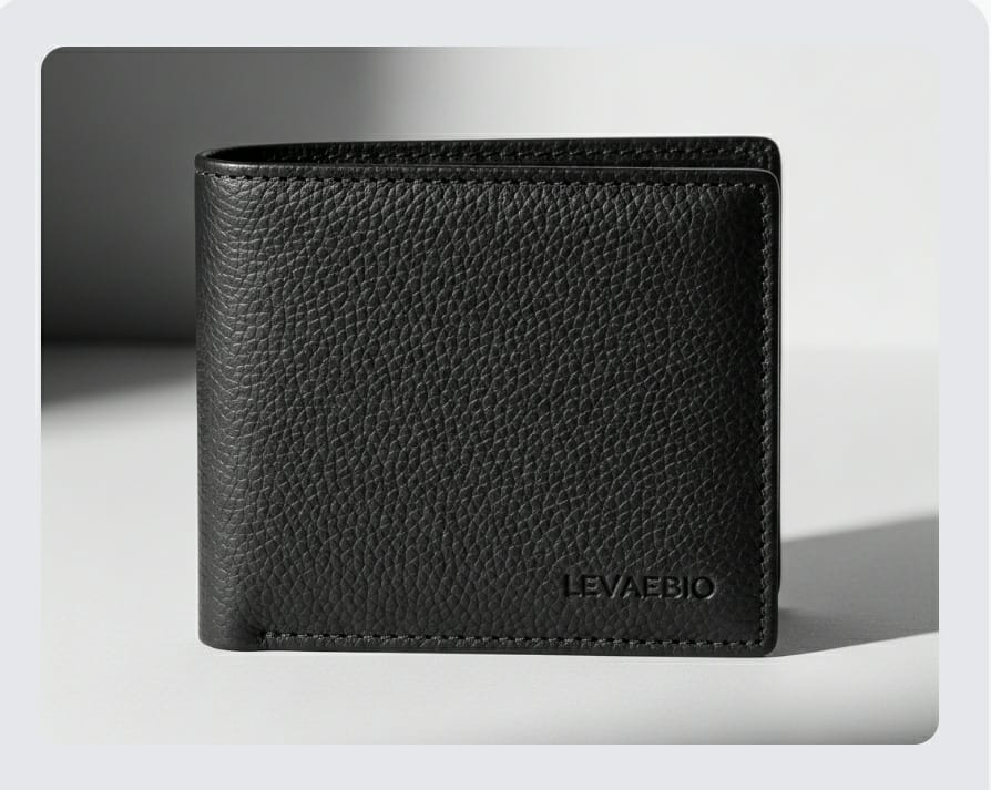 Minimalist Wallet Example with Levaebio Logo